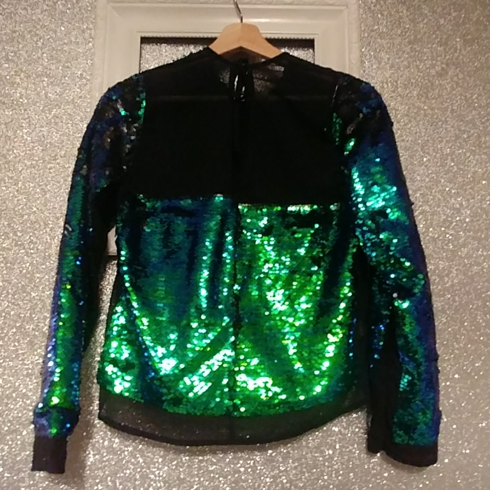 Sequined blouse - Picture 2 of 3